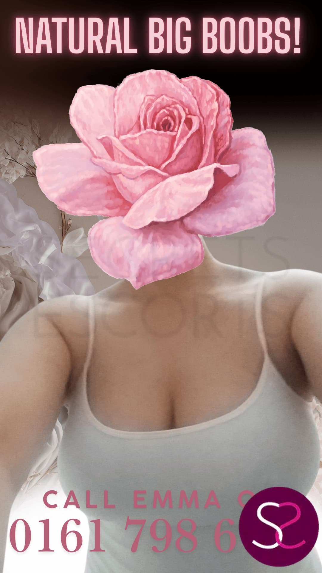 If you're a BOOB man, you'll love Emma, give us a call 0161 797 6769