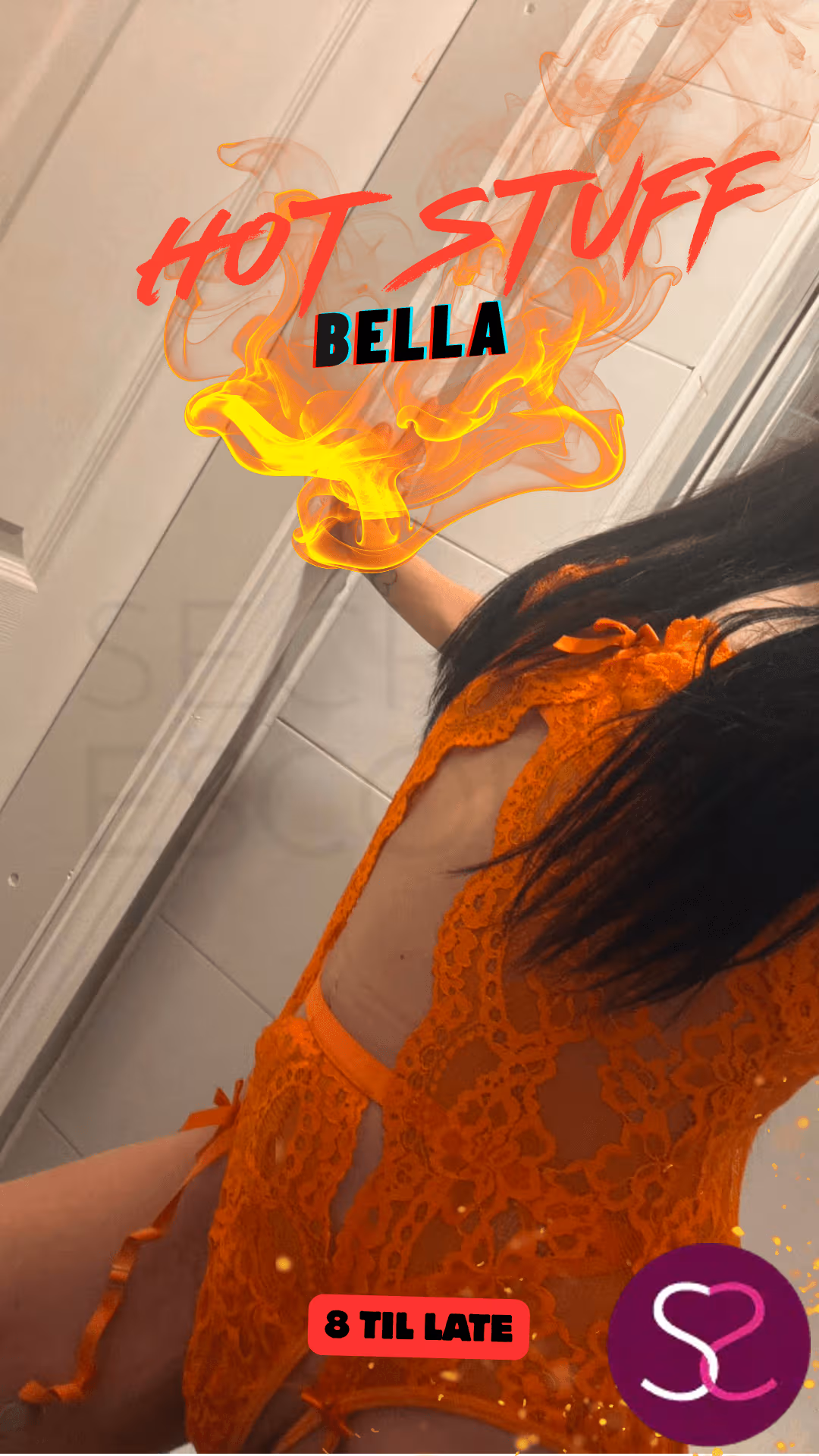 BELLA REALLY IS AS HOT AS SHE LOOKS, CALL 0161 798 6769